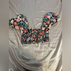 Crop flower top